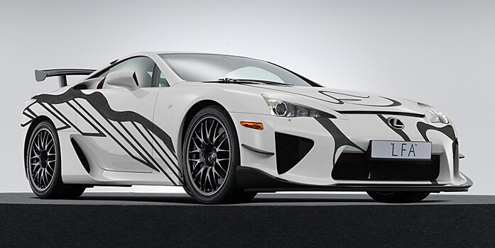 На гонке «24 часа Спа» покажут арт-кар Lexus LFA