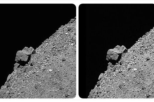 НАСА показало 3D-снимок огромной скалы на астероиде Бенну
