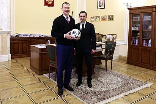 Министр спорта России Дегтярёв провёл встречу с президентом РПЛ Алаевым