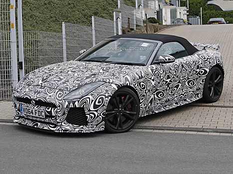 Jaguar готовит «заряженный» кабриолет F-Type