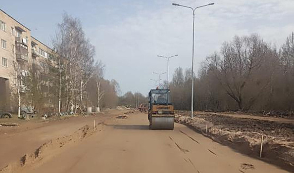 В мае приступят к асфальтированию улицы Королёва в Великом Новгороде