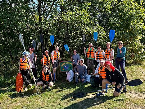 Нижегородские волонтеры в ходе экосплава по реке Керженец утилизировали 15 мешков мусора с берегов и лесных стоянок
