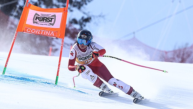 Стефани Венье победила в скоростном спуске на Кубке мира в Кортина-д’Ампеццо