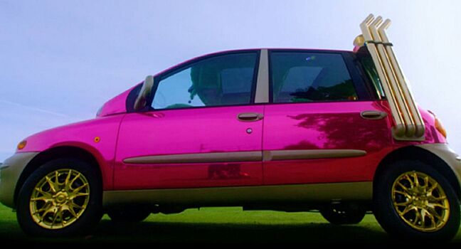 Fiat Multipla Pink: кричащий внешний вид и плюшевый салон