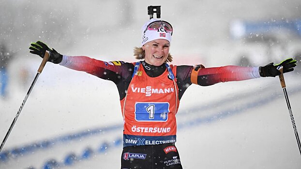 Кубок мира. Сингл-микст. Сборная Норвегии была быстрейшей на лыжне, Франция проиграла 11 секунд