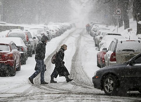 На Москву надвигается сильный снегопад
