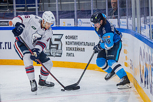 Хоккейная «Сибирь» уступила нижнекамскому «Нефтехимику» на выезде со счётом 2:3