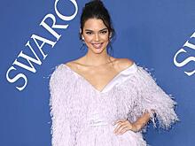 Кендалл Дженнер надела объемное платье, но осталась стройной