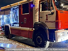 Резервуар с нефтепродуктами загорелся из-за обломков БПЛА в Краснодарском крае