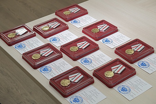 Олег Лавричев наградил налоговиков Памятными знаками «800 лет городу Нижнему Новгороду