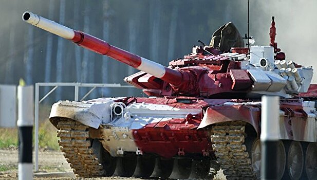 Россия победила в финале танкового биатлона