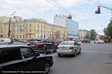 На участке проспекта Гагарина в Нижнем появилась «зеленая волна»