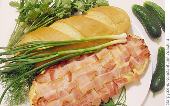 Большой мясной сэндвич "Брутальный" - для настоящих и очень голодных мужчин