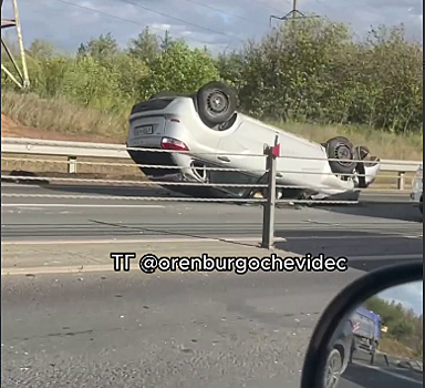 На Загородном шоссе в Оренбурге произошло ДТП с участием грузовика