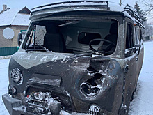 В отправленный из Челябинской области в зону СВО автомобиль «УАЗ» попал дрон