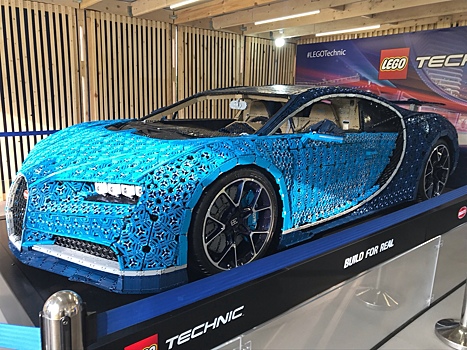 Успейте увидеть Bugatti Chiron из Lego в натуральную величину
