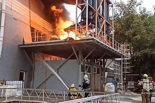 МЧС РФ: на территории НПО автоматики в Екатеринбурге устранили открытое горение