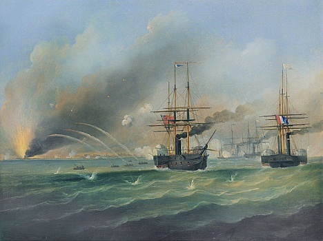 Как четыре ржавых орудия прогнали из Одессы весь англо-французский флот