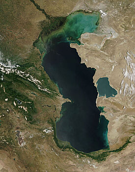 Какая часть Каспийского моря досталось России после развала СССР