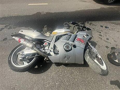 Мотоциклист пострадал в ДТП на ул. Олимпийской в Самаре