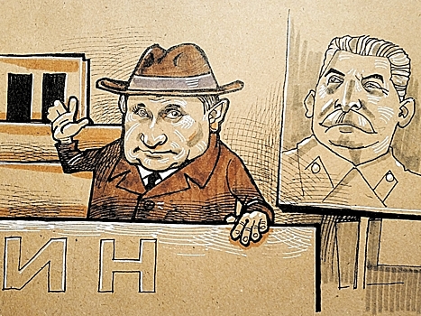 История в картинке. Парадная тройка: Ленин, Сталин и Путин