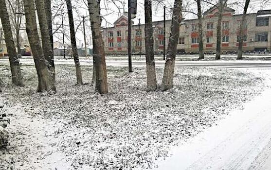 Липецкий регион дождался первого снега