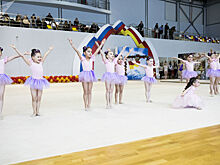 В Цхинвале прошел фестиваль гимнастики "Новый год в Олимпе"