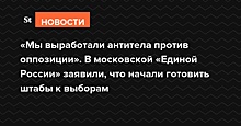 «Мы выработали антитела против оппозиции». В московской «Единой России» рассказали, как готовятся к новым выборам