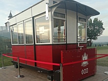 Кабинку для фуникулера доставили в Нижегородский кремль