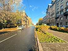 На двух улицах Васильевского острова отремонтировали проезжую часть