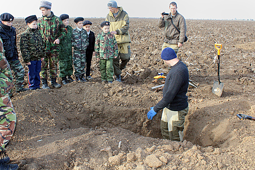 В Крыму обнаружено крупное захоронение русских воинов