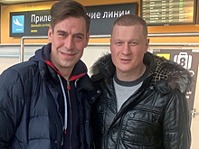Актер Дюжев и олимпийский чемпион Поветкин прилетели в Екатеринбург