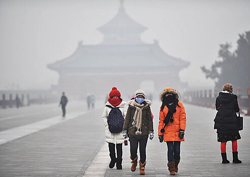 Содержание опасных частиц в воздухе Пекина превышено в 20 раз