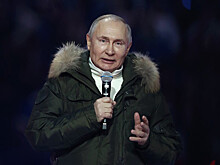 Путин приехал на концерт, посвященный годовщине воссоединения Крыма с Россией