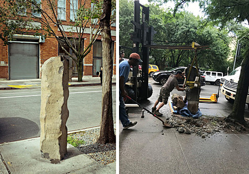 Единственный нью-йоркский паблик-арт Йозефа Бойса временно демонтируется