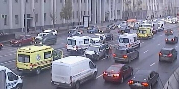 В центре Москвы произошло ЧП