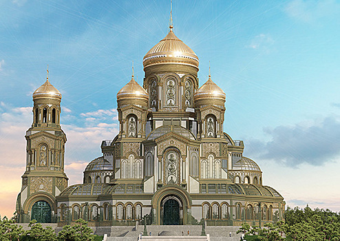 Макет Главного храма Вооружённых Сил РФ представили на выставке «Современная русская церковная архитектура» в Венеции