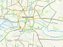 Ситуация — 8 баллов: карта пробок в Калининграде на утро пятницы