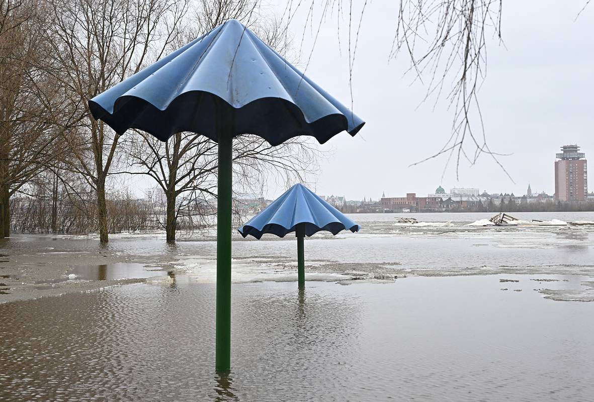 На юге России поднялись реки