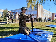Ученики из выселковской школы одержали командную победу в районном военно-спортивном конкурсе (фоторепортаж)