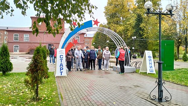 В парке «Березовый» в Высоковске отметили День ходьбы