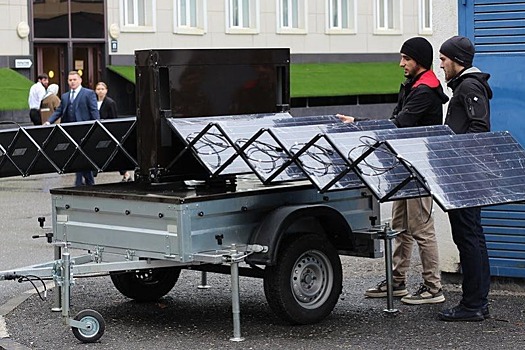 Мобильную солнечную электростанцию разработали в Чечне