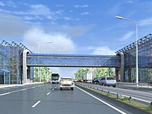 В Тверской области на М-10 начали строить надземные пешеходные переходы