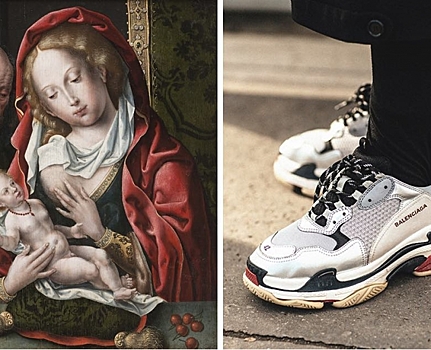 Мы нашли Instagram, который сравнивает кроссовки с шедеврами Уотерхауса, Айвазовского и других художников