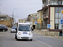 В Дагестан привезли первый электромобиль, построенный в Крыму
