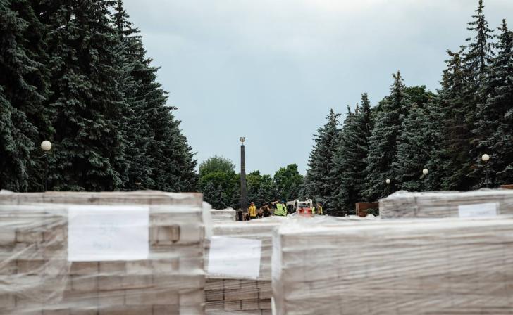 В Курске ремонтируют мемориалы, посвященные Великой Отечественной войне