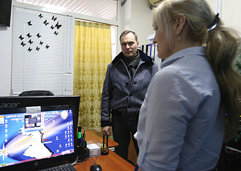 Артём Здунов посетил Единую диспетчерскую службу в Избербаше