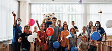 Члены партии «ЕР» провели развлекательную программу для детей в щелковской больнице