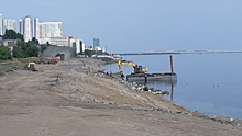 Подготовительные работы к строительству пляжа в Саратове завершены