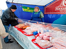 Жители Рязани купили на ярмарках выходного дня свыше семи тонн мяса, полуфабрикатов и колбас